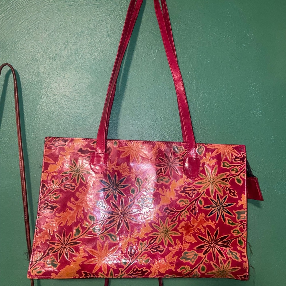 Hand Tooled Leather Indian Handbags, Lot of 3, cute & Collectible! - Picture 4 of 5